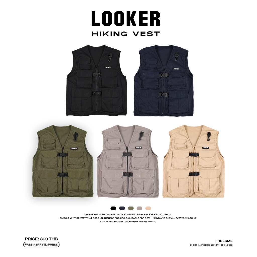 LOOKER   -  เสื้อกั๊กวินเทจจจจ