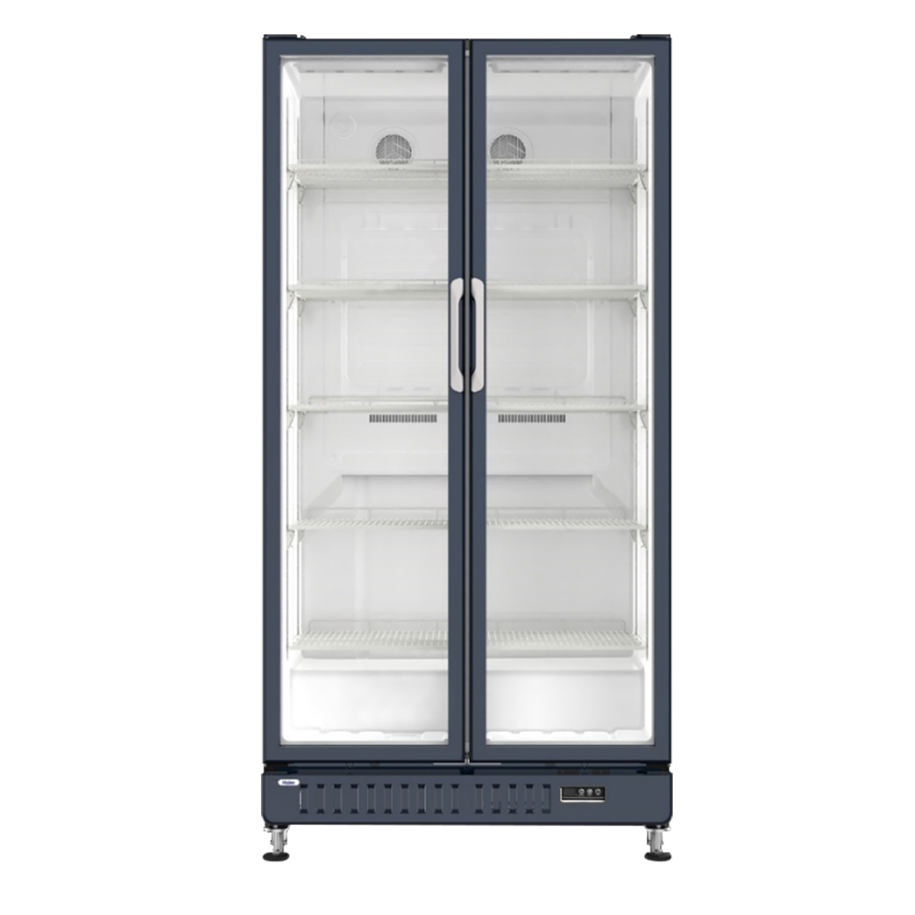 2-door display refrigerator, model SC-652BPC, size 23 cubic feet / 652 liters