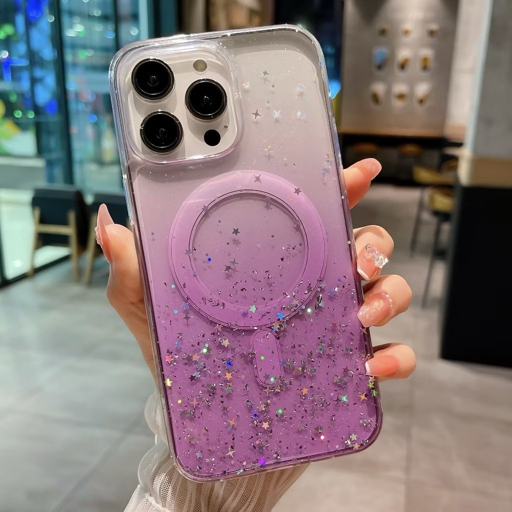 เคสกลิตเตอร์ ออมเบย์ แปะสติกเกอร์ เคลือบเนซิ่น pearl case ราคา ถูกที่สุด ดีลบีเคเค แกลเลอรีภาพที่ 5