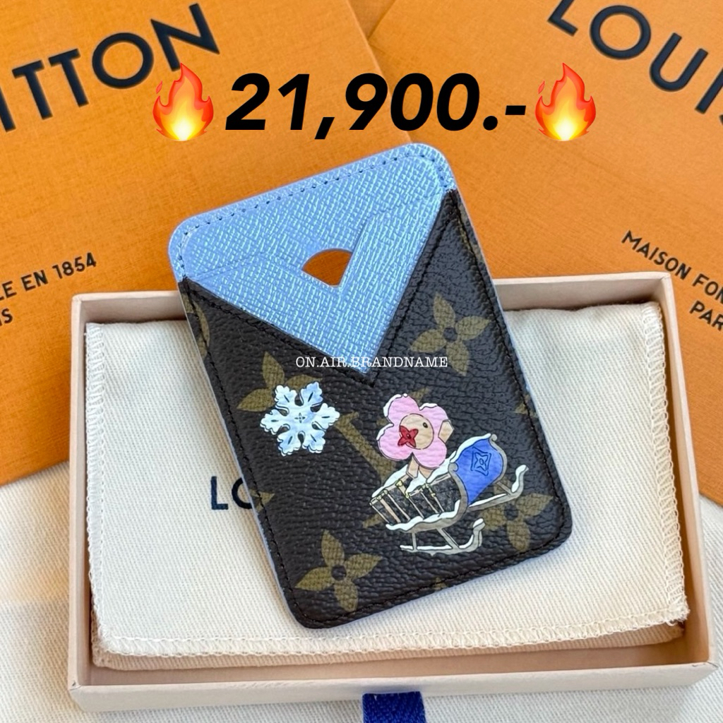New LV magnet card hold ที่ใส่บัตร ติดโทรศัพท์ ดีมากๆ ลายน่ารัก limited