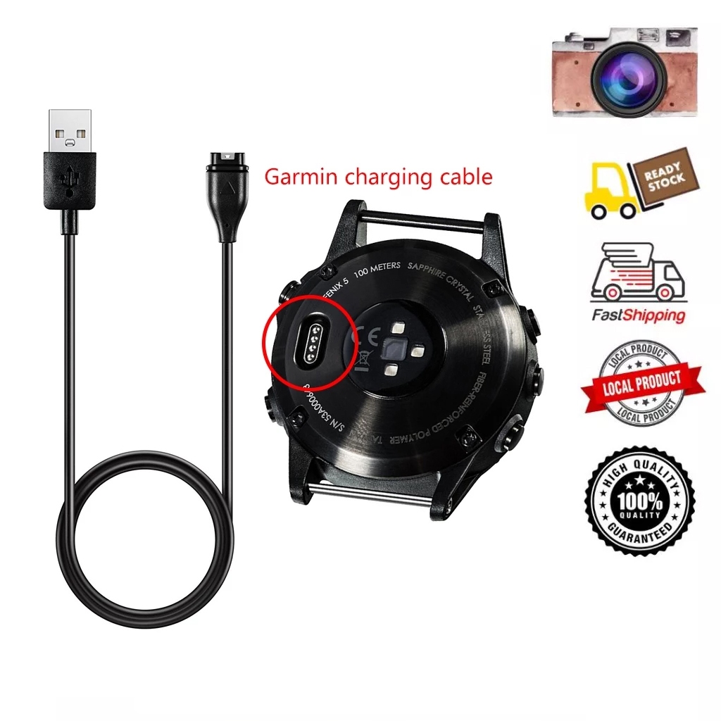 Garmin Smart Watch สายชาร์จ USB For Garmin Fenix 5/5S/5X/6/6S/6X Dock Charger