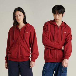 Mc JEANS (แม็คยีนส์) เสื้อกันหนาว Unisex เสื้อกันหนาวมีฮู้ด ทรงเรกูลาร์ Regular Fit Hoodie MJHP245