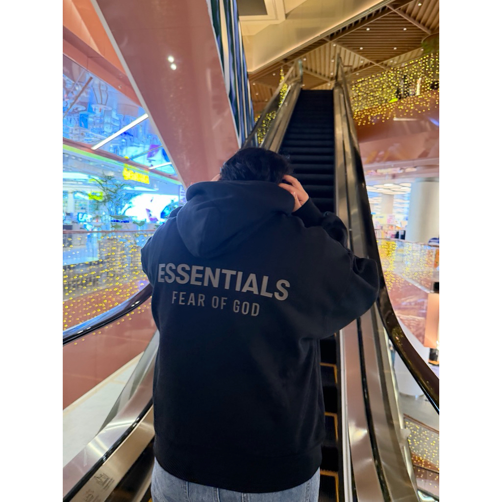 [ของเเท้]Fear of God Essential Hoodie SS25 - รูปที่ 4