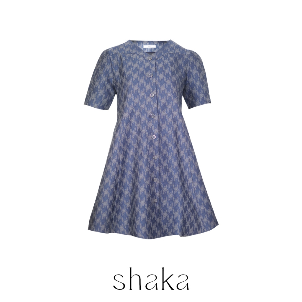 Shaka SS25 Full Moon Dress ชุดเดรส ทรงเอ โครงพอดีตัว ไม่เข้ารูป ชายกระโปรงบานเล็กน้อย DS-8250603 — صورة 6