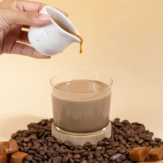 Ally powder Caramel macchiato ออลลี่ พาวเดอร์ คาราเมล มัคคิอาโต้ โปรตีนพืช ทดแทนมื้ออาหาร 1 กล่อง 6 ซอง