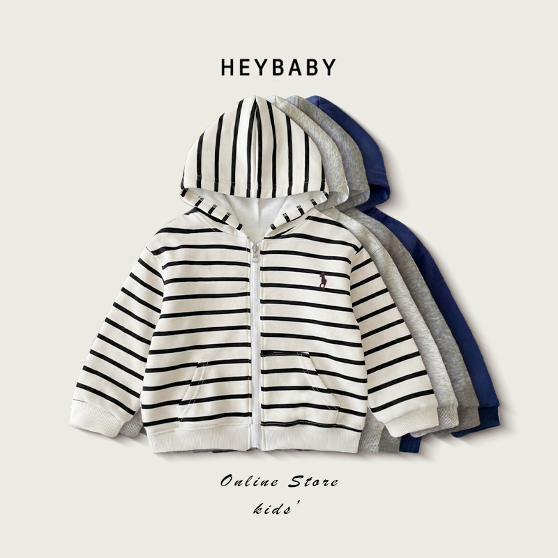 2-15 ปี เด็กใหม่ฤดูใบไม้ผลิเสื้อผ้าสบายๆเสื้อกันหนาวหมวกกีฬาซิป สําหรับเด็ก สวมใส่ง่ายตลอดทั้งวัน