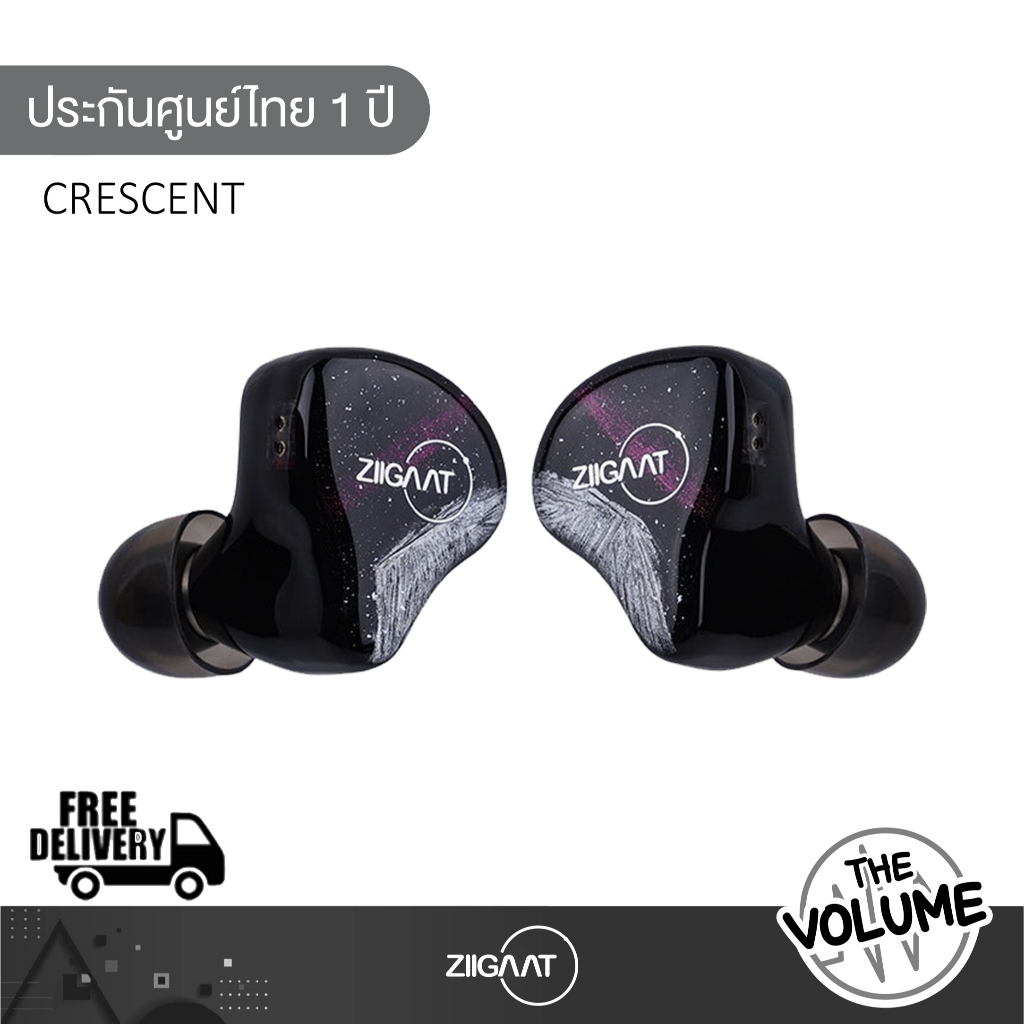 Ziigaat Crescent หูฟัง IEMs Hybrid 4 ไดรเวอร์ 2DD+2BA