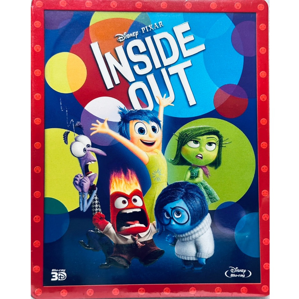 Blu-ray 2D + 3D Steel Book : Inside Out (2015) มหัศจรรย์อารมณ์อลเวง ” Disney – Pixar “