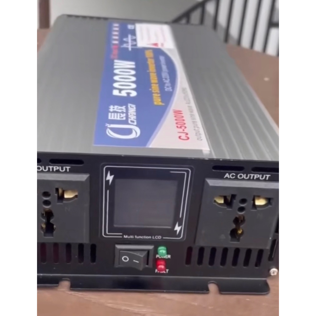 inverter cj 5000w 12/24/48v คลื่นเพียวไซน์ อินเวอร์เตอร์แปลงไฟ