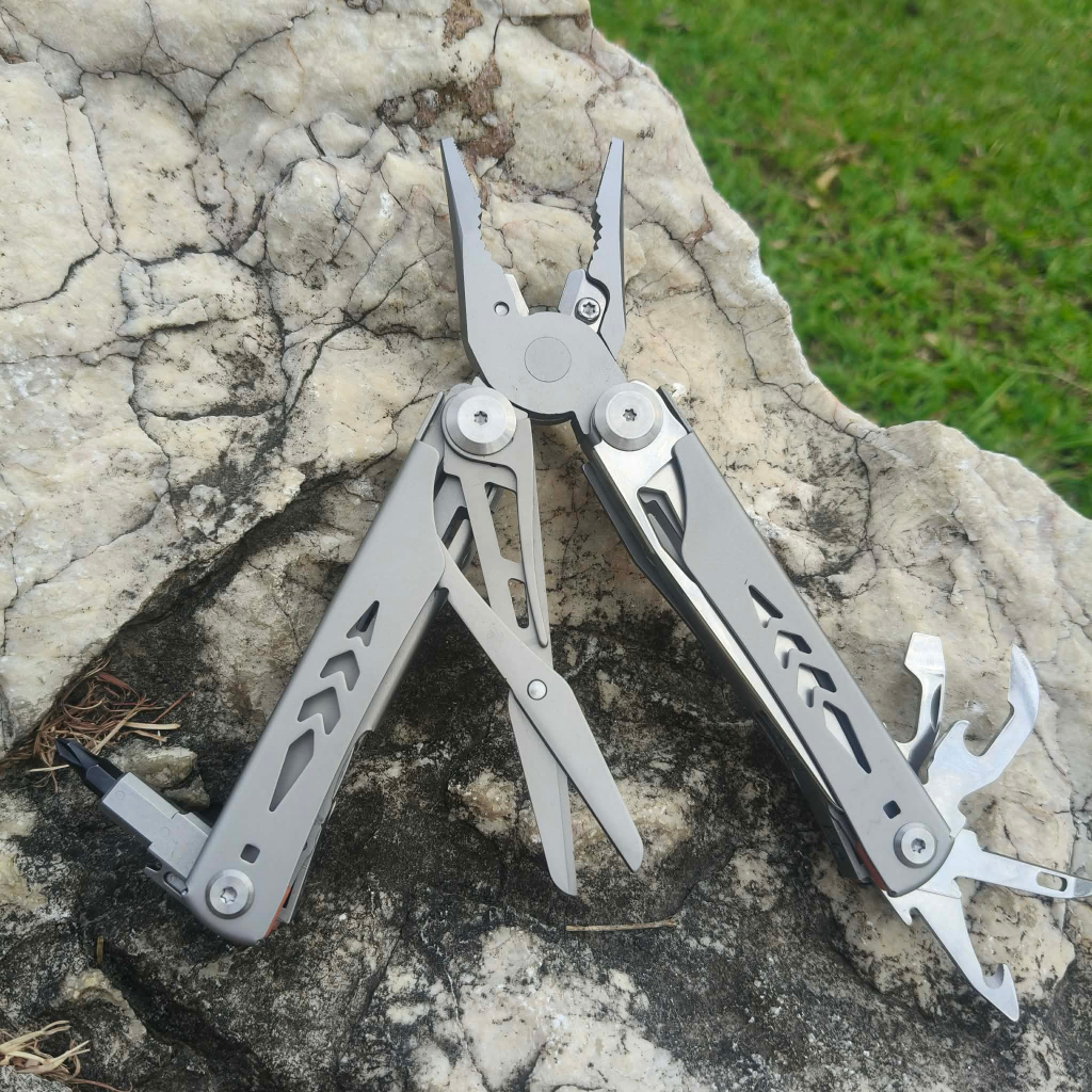 มัลติทูล Alicate 28-in-1 คีมอเนกประสงค์ พร้อมซอง พกพาง่าย แข็งแรง ใช้งานหลากหลาย งานดี มีระบบล๊อค ร้านไทย ส่งไว