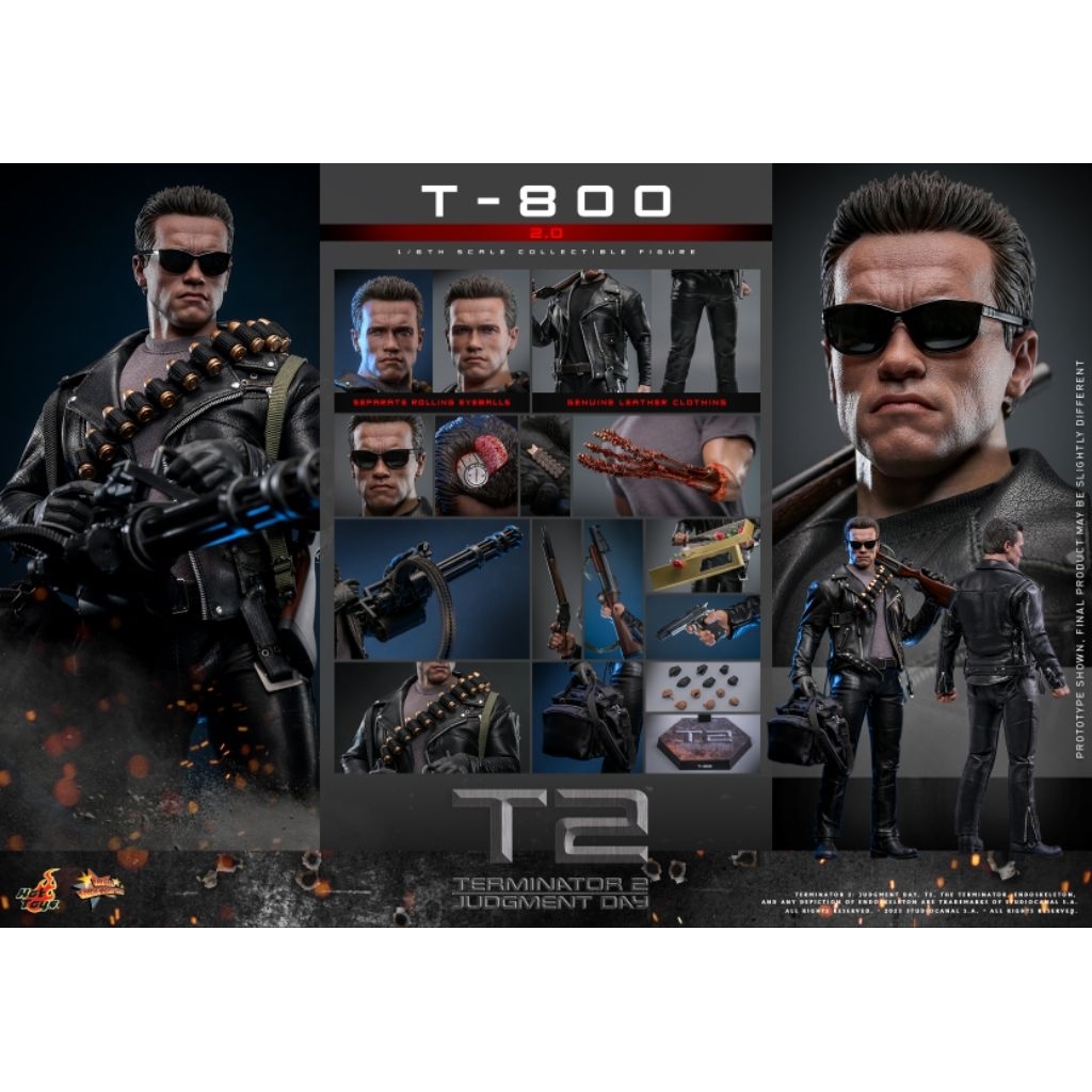 Hot Toys MMS795 Terminator 2 : Judgment Day - T-800 (2.0)