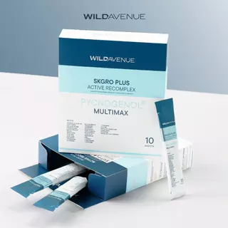 [ส่งด่วน] WILD AVENUE SKGRO PLUS RECOMPLEX (1 กล่อง 10 ซอง) ฟื้นฟูและบำรุงผิวจากภายใน ให้เปล่งประกายออร่า