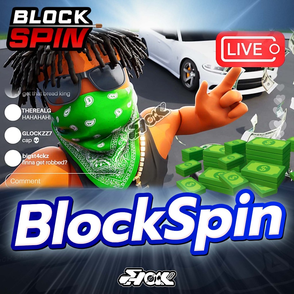 ไก่$ สุ่ม 100K-1M+ แมพ Blockspin การ์ดสวยภาพคมชัด