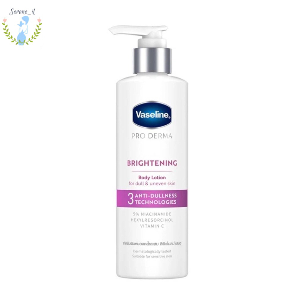 [สูตรใหม่] Vaseline Pro Derma 3 Niacinamide Brightening Body Lotion 250 ml. วาสลีนสูตร 3 โปรเดอร์มา 