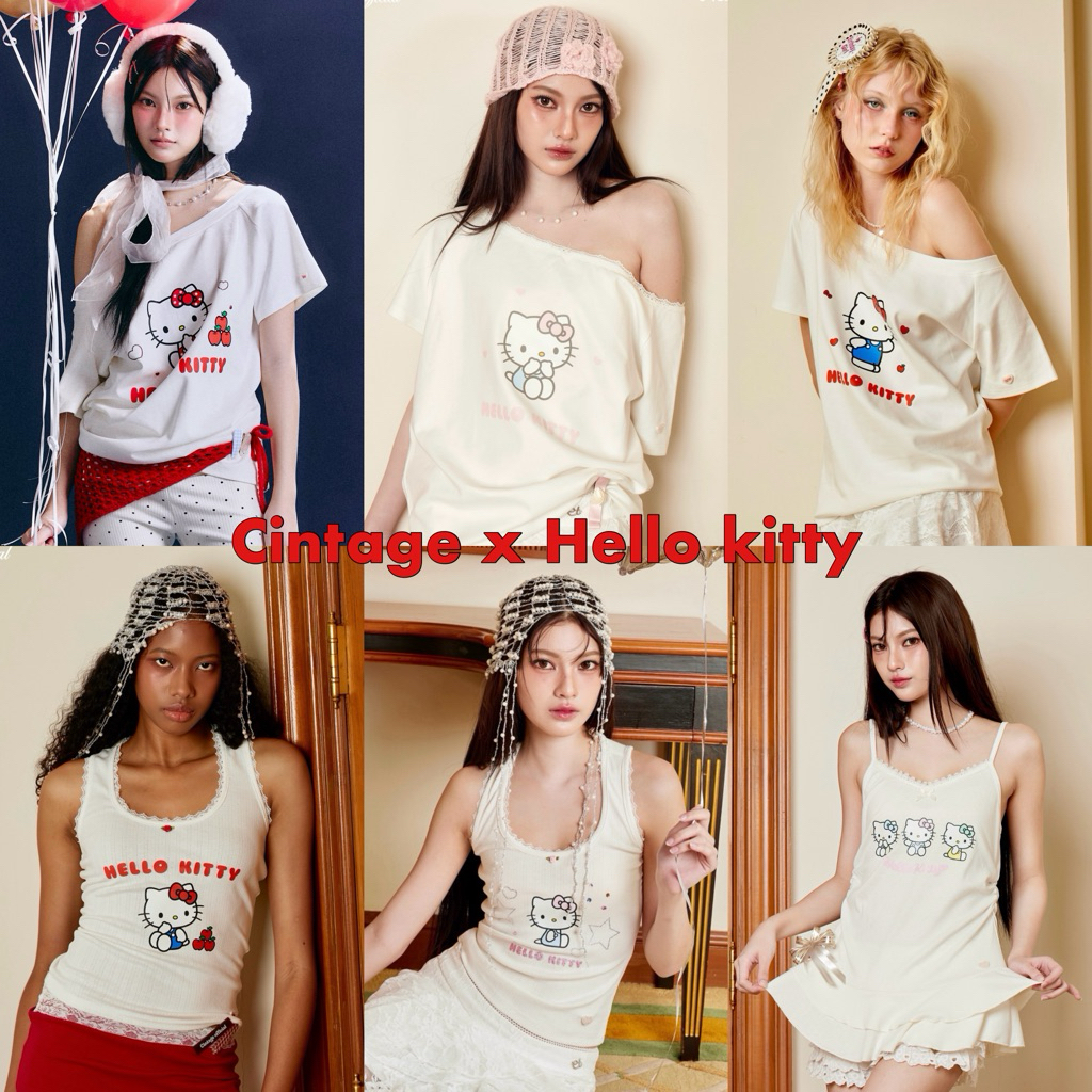 Cintage♡ CT2154 Cintage x Hello kitty - Cami sunshine tanktop 🎀