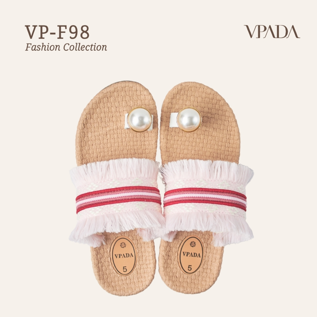 Vpada_sandals_VP-F98 Fashion Collection รองเท้าแตะชายหาดแบน รองเท้าแตะแฟชั่น
