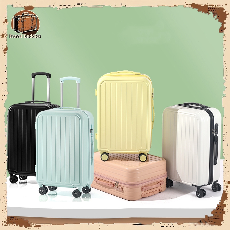 🧳กระเป๋าเดินทางขนาด 20/24 นิ้ว วัสดุ ABS+PC ความจุขนาดใหญ่ ล้อหมุนได้ 360°