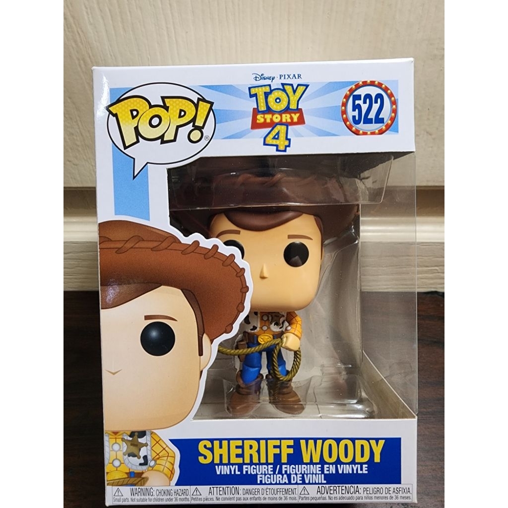 Funko Pop Disney Toy Story 4 #522 Sheriff Woody vinyl figure