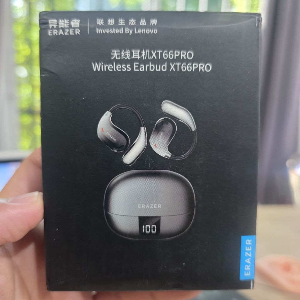หูฟัง Lenovo Erazer XT66Pro แปลภาษา 134ภาษา แบบOpen-ear ใช้งานปกติ  สภาพใหม่ (ทางร้านใช้ในการรีวิวเท