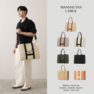 ABDSTORE | NEW Manhattan Bag Large กระเป๋าผ้าแคนวาส กระเป๋าต…