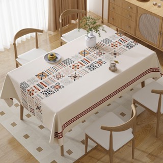 🚚ส่งจากไทย🚚สไตล์นอร์ดิก ผ้าปูโต๊ะ กันน้ำกันน้ำมัน ผ้าคลุมโต๊…