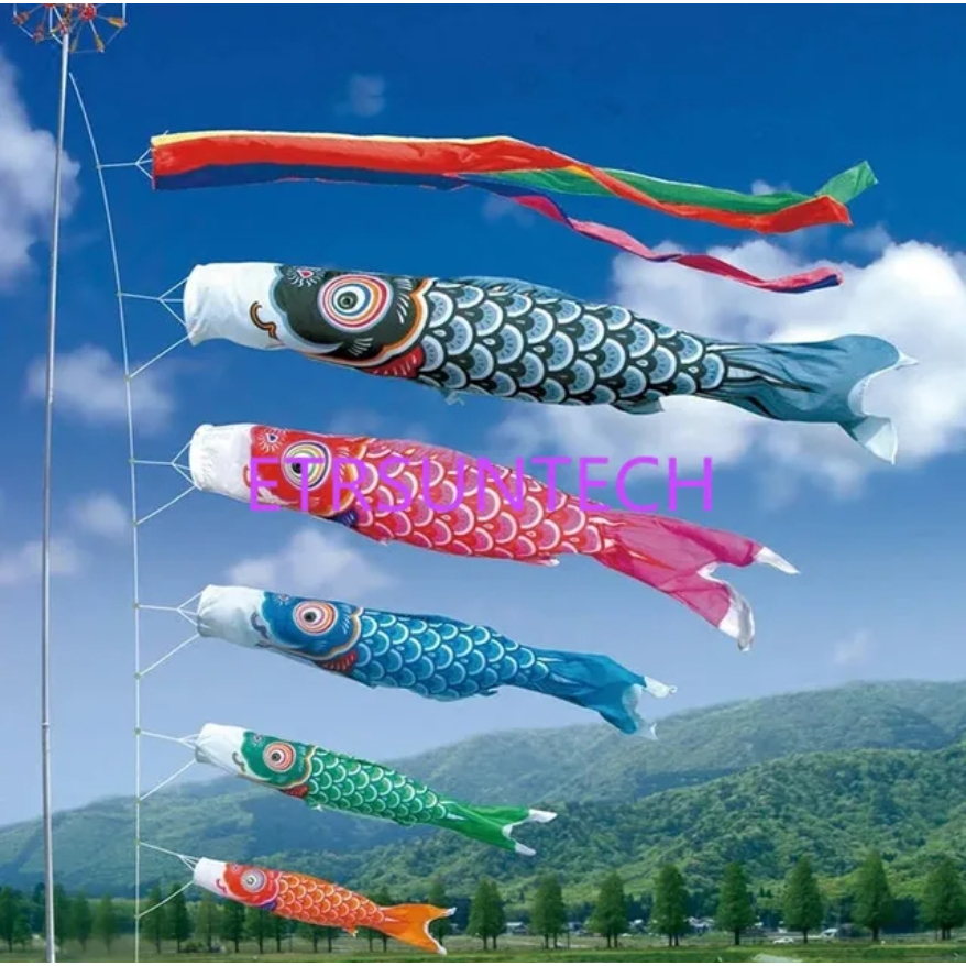 ธงปลาคาร์พสีสันสวยงามมีหลากหลายสี รุ่น ZB-R602, ZB-R602-1, ZB-R602-2