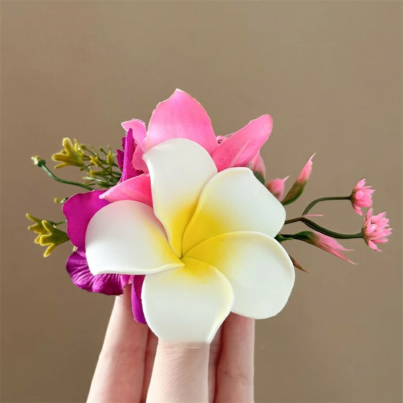 กิ๊บติดผม ลายดอกไม้ clip คุณภาพสูง แฟชั่นสำหรับผู้หญิง ใหม่S1416 - รูปที่ 2