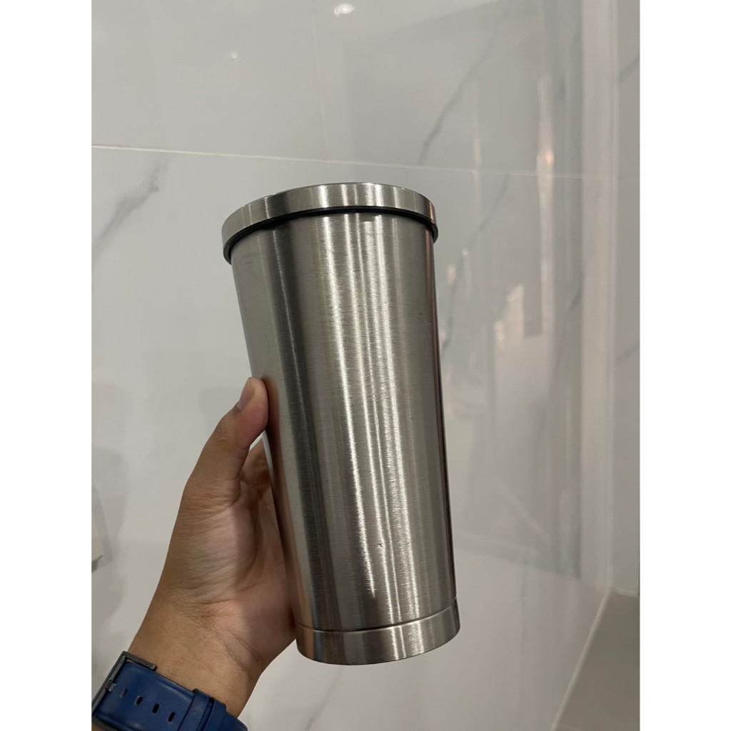 (กระบอกน้ำเก็บอุณหภูมิได้ปกติ แต่สินค้ามีตำหนิ คละสี ไม่มีกล่องใส่) แก้วน้ำพกพาสแตนเลส ใส่ได้น้ำร้อนและเย็น เก็บอุณหภูมิ - รูปที่ 4