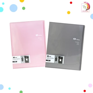 E-File (อี-ไฟล์) แฟ้มสะสมผลงาน รุ่น 710A ขนาด A4 บรรจุไส้ 20 ซอง (เติมไส้ไม่ได้) ปกสอดโชว์ เอกสารได้ ( 1 เล่ม )