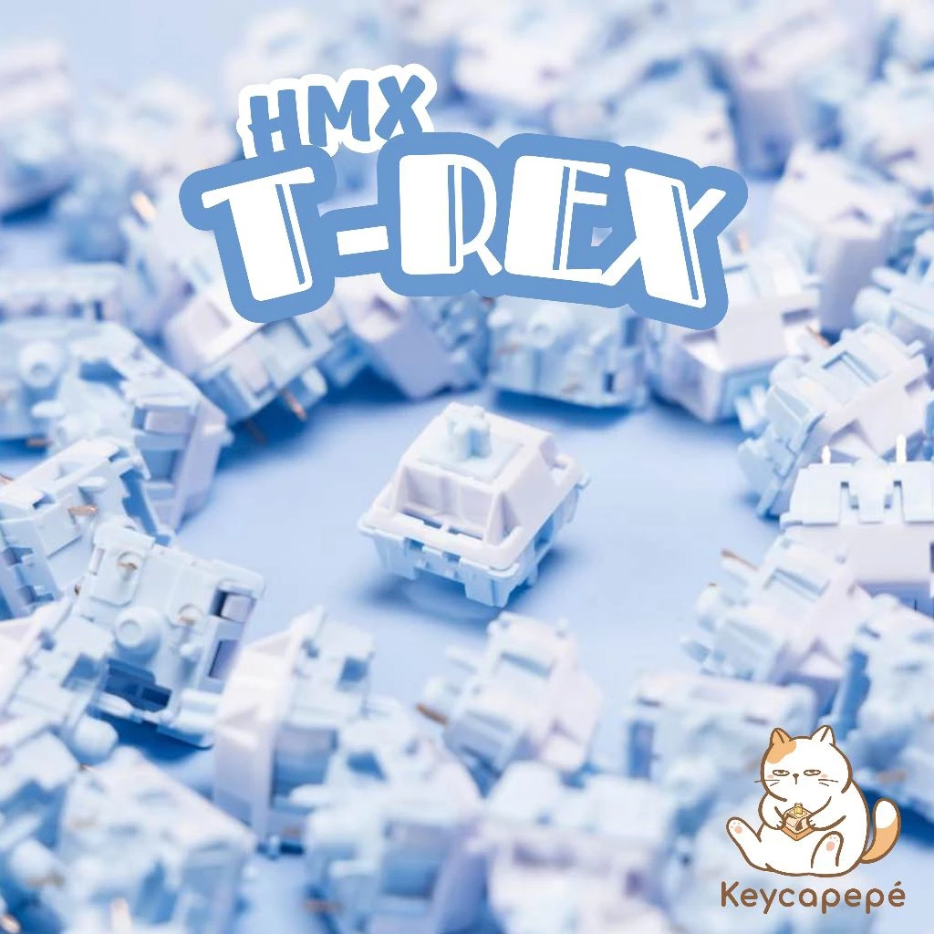 HMX T-Rex linear switch (10ชิ้น) pre lubed สวิตช์คีย์บอร์ด 1จังหวะ T Rex