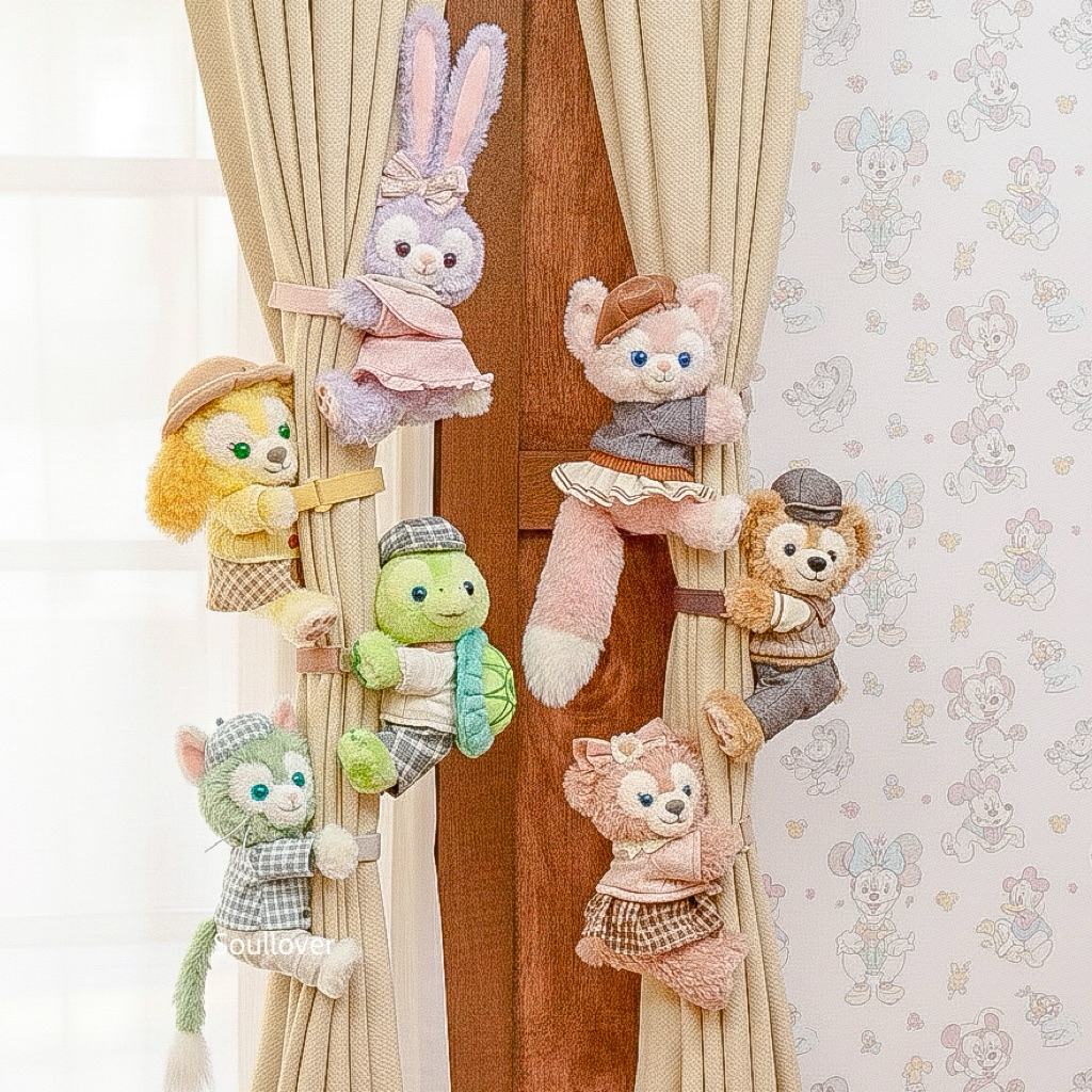 พร้อมส่ง ตุ๊กตารัดม่าน Duffy and friends Home Curtain Plush Decoration ลิขสิทธิ์แท้จาก Shanghai Disney Land
