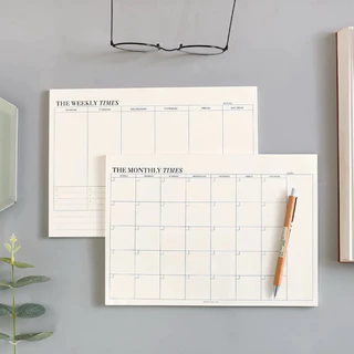 📝Planner แพลนเนอร์รายเดือน/สัปดาห์ | จัดส่งทันที 🚛