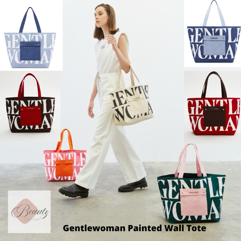 [พร้อมส่ง] กระเป๋า Gentlewoman Painted Wall Tote