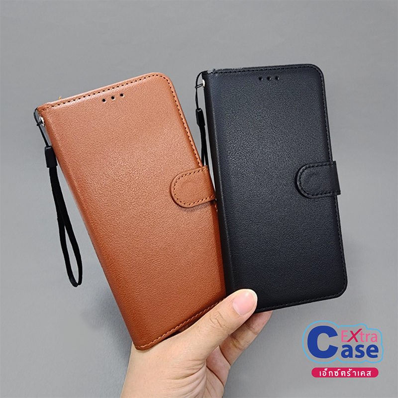 Case เคสฝาพับSamsung A06 A07 A02 A02S A03 A03S A04S A12(5G) A13(4G) A13(5G) A16(5G) A23 มีช่องใส่การ์ด มีตัวล็อกแม่เหล็ก สินค้า