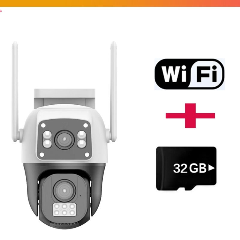 V380 PRO 4G/ Wifi 8-12mp Camera กล้องวงจรปิดไร้สาย 8-12ล้านพิกเซล ทนแดดทนฝน ดูผ่านมือถือได้ คุยโต้ตอบได้ กลางคืนภาพสี - รูปที่ 4