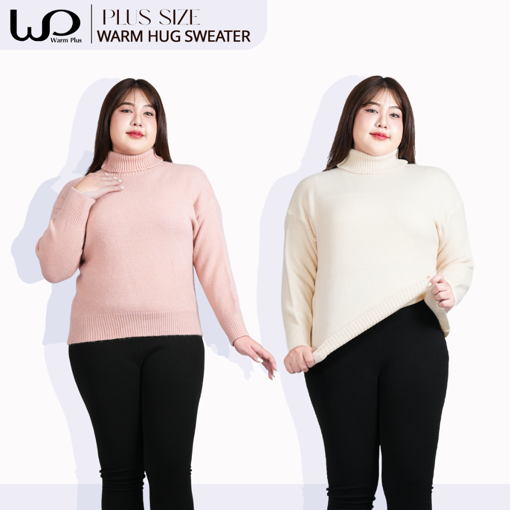 warmplus เสื้อไหมพรมคอเต่า Oversize ผู้หญิง แขนยาว กันหนาว ผ้าหนา ใส่สบาย สเวตเตอร์แฟชั่นเกาหลี ราคา ถูกที่สุด ดีลบีเคเค แกลเลอรีภาพที่ 5