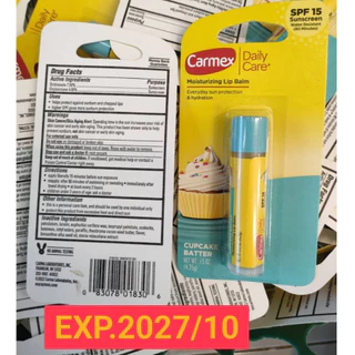 แท้100% #ลิปมัน,ลิปบาล์ม Carmex Lip Balm SPF15 USA EXP.10/2027