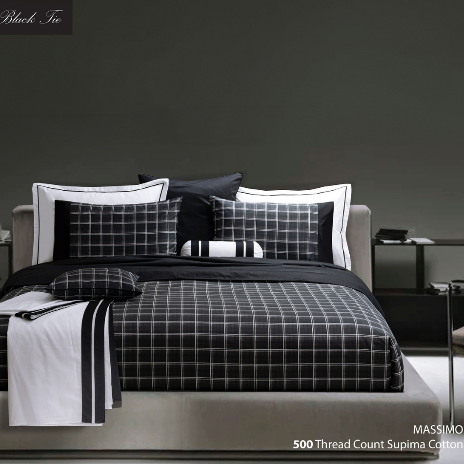 SANTAS HOME ผ้าปูที่นอนรัดมุม MASSIMO | Supima cotton ทอ 500 เส้นด้าย จำนวน 1 ชิ้น