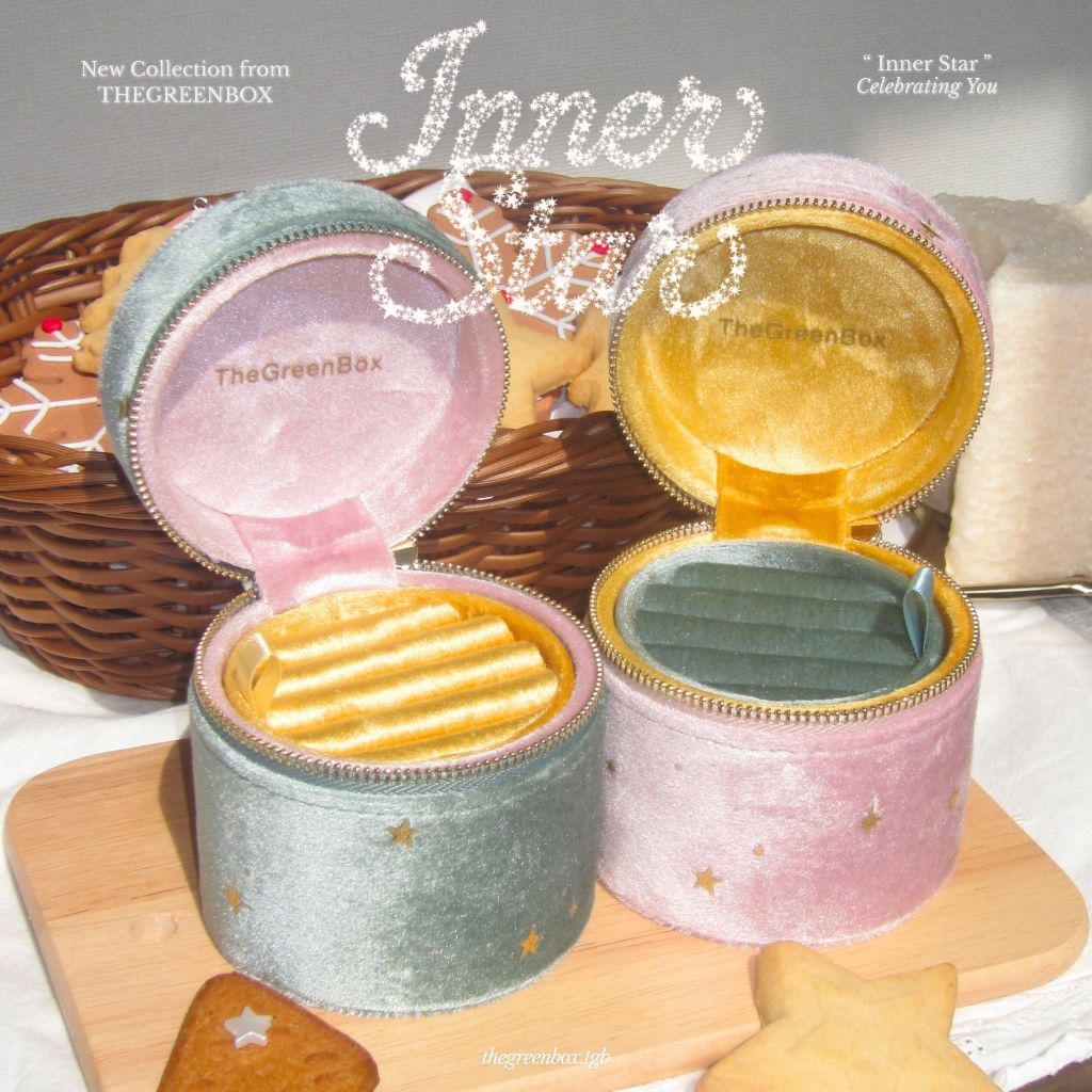 กล่องเครื่องประดับ Inner Star Jewelry Storage Box - The Green Box