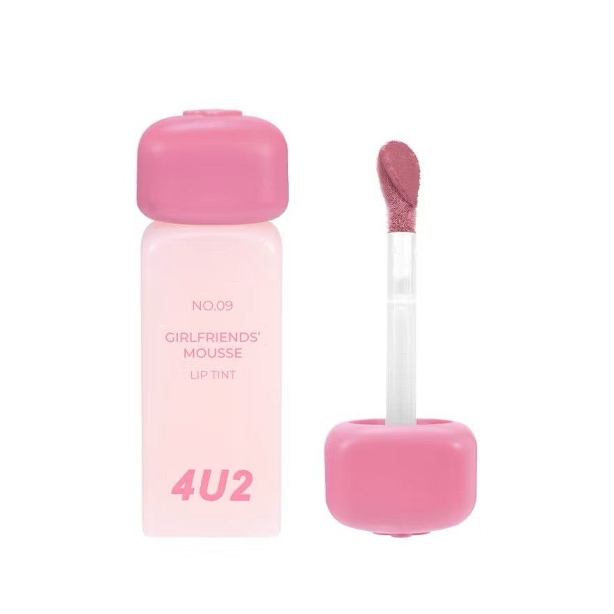4U2 GIRLFRIENDS' MOUSSE LIP TINT - ทินท์มูส ลิปสติกเนื้อมูส ลิปสติก 4U2 ลิปติดทน ลิป4U2