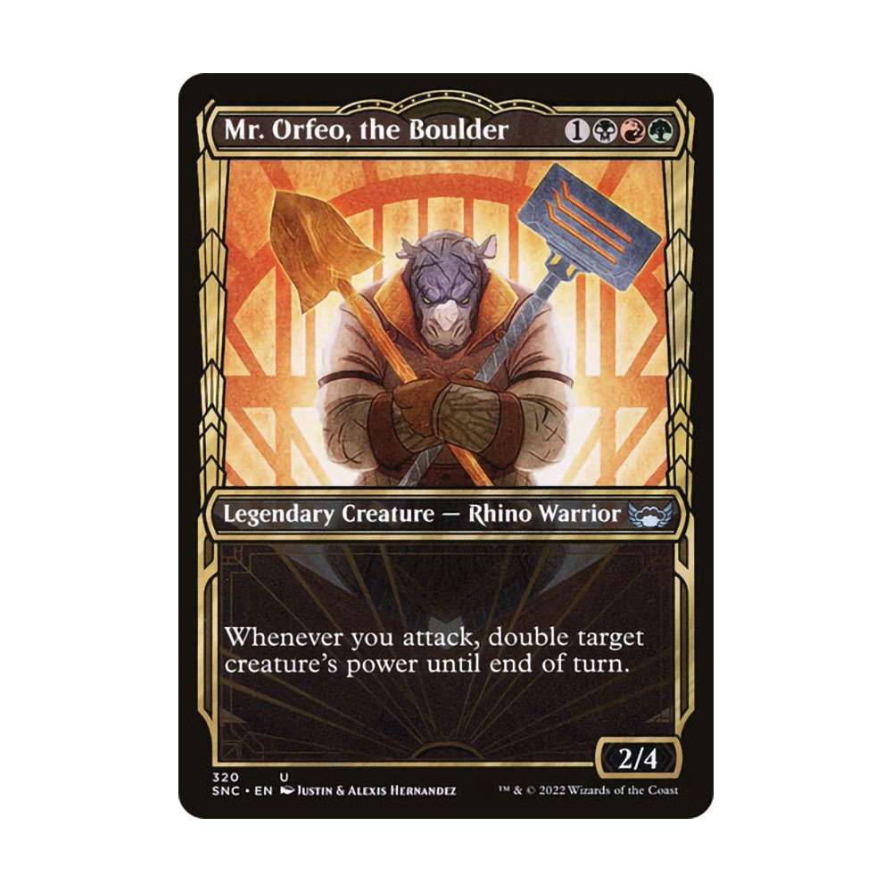 [MTG] Mr. Orfeo, the Boulder [SNC] [MULTI] [U] - Magic the Gathering SINGLES