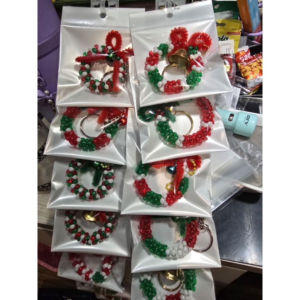 Keychain Christmas wreath