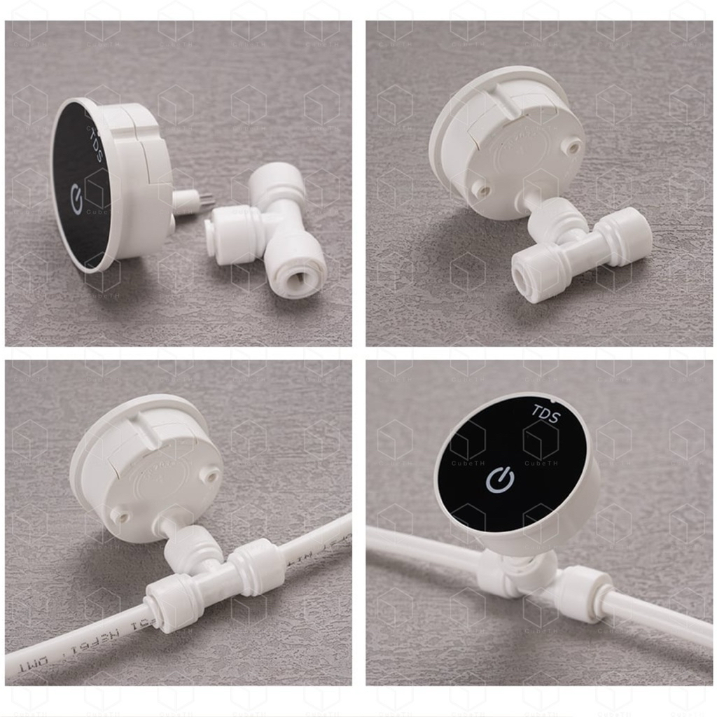 MIUS เครื่องวัด TDS แบบ inline ต่อกับเครื่องกรองน้ำ RO เพื่อตรวจสอบคุณภาพน้ำ สำหรับเลี้ยงกุ้งแคระ หรือตู้ทะเล ราคา ถูกที่สุด ดีลบีเคเค แกลเลอรีภาพที่ 5