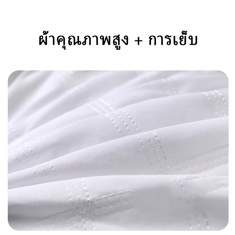 หมอนหนุนใบใหญ่ 750Gมีผ้าฝ้ายไหมขนนก ต้านเชื้อแบคทีเรียกันไรฝุ่น ป้องกันนอนกรน หมอนโรงแรมแท้ - รูปที่ 6