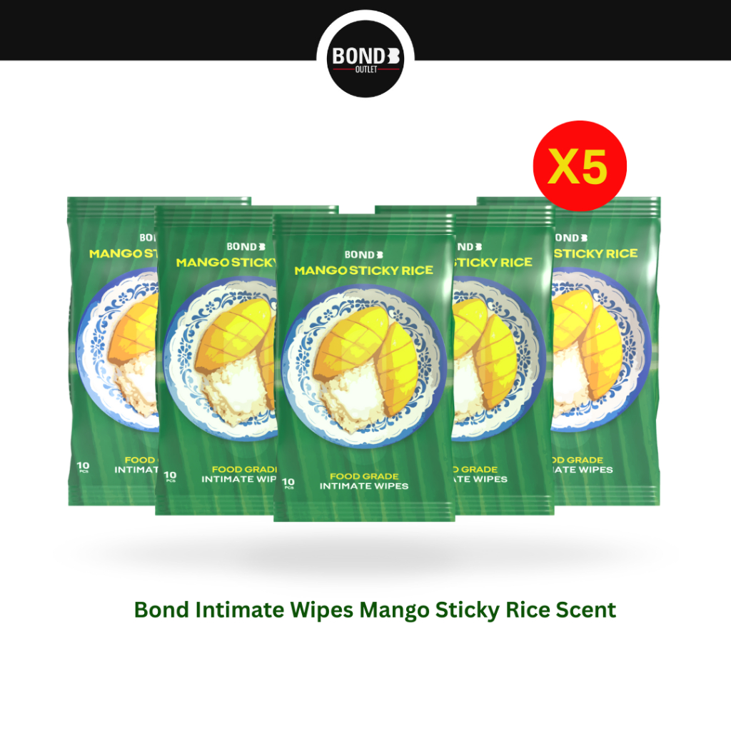 [ใหม่]Bond Intimate Wipes Mango Sticky Rice Scent