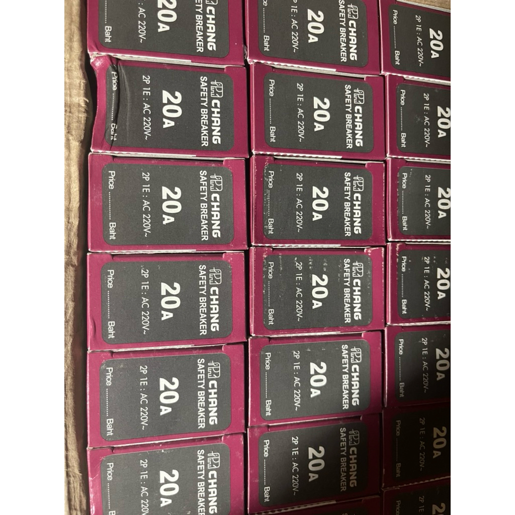 เบรกเกอร์   ตราช้าง  ขนาด  15 แอมป์  20 แอมป์ 30 แอมป์