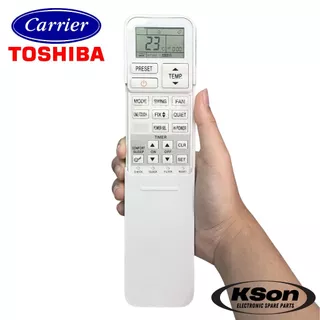 รีโมทแอร์ แคเรียร์ โตชิบา Carrier Toshiba Aircon Remote Control รุ่น TA06NE ใช้กับ RAS Series 42TVU