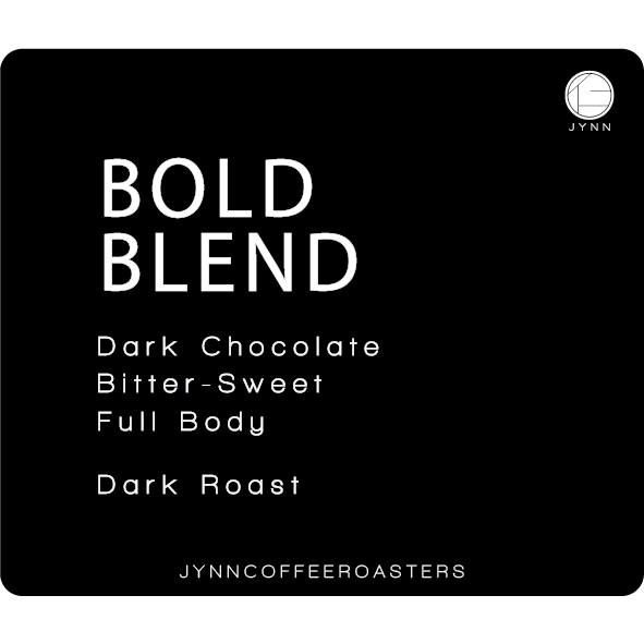 JYNN coffee roasters เมล็ดกาแฟคั่วเข้ม Bold Blend - 200g