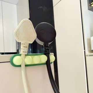 ที่แขวนสายชสร์จ สายUSB 🔥DAYLAN ที่จัดระเบียบสายไฟ สายเคเบิล แก้ปัญหาสายไฟยุ่งเหยิง เพิ่มพื้นที่โต๊ะทำงาน ( 5ช่อง)