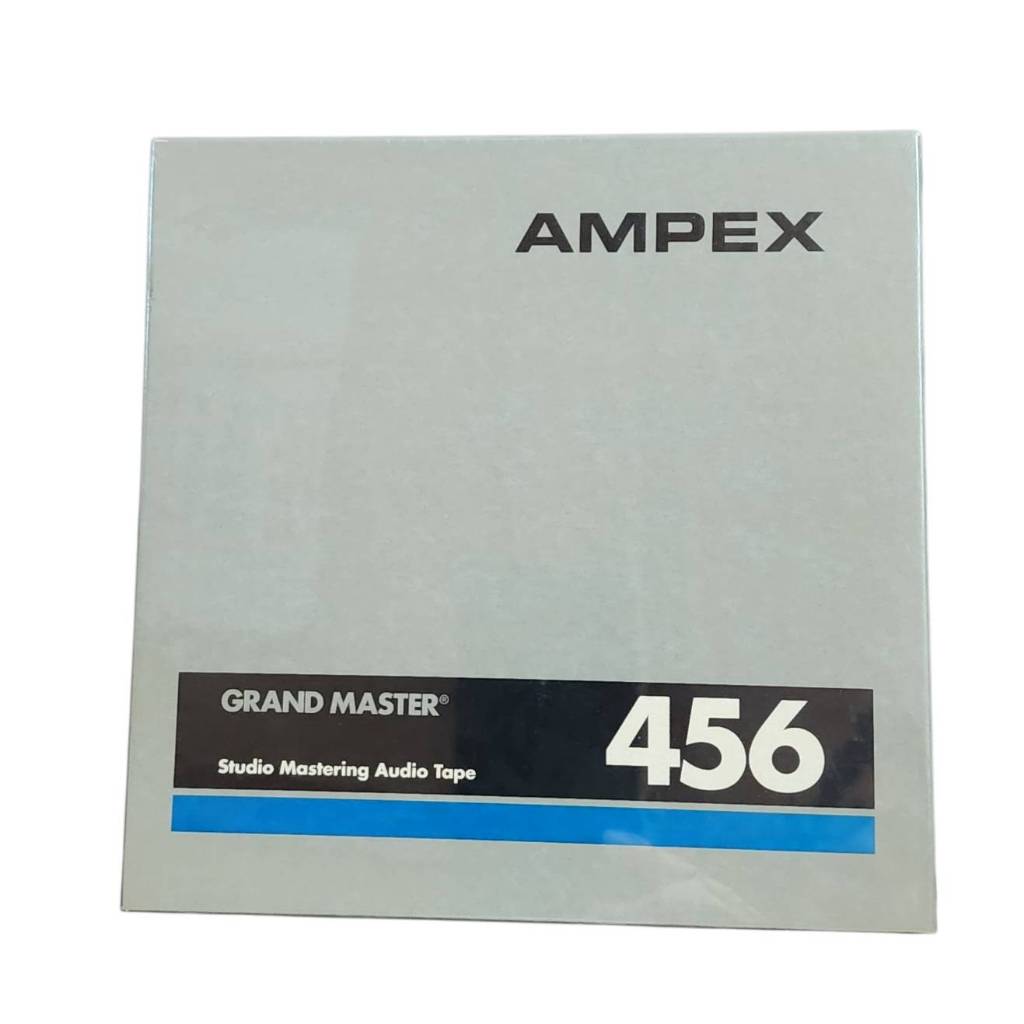 เทปรีล ม้วนรีล Ampex 456 เทปเปล่า ใหม่ reel 7 นิ้ว studio mastering audio tape ร้าน metrorecords